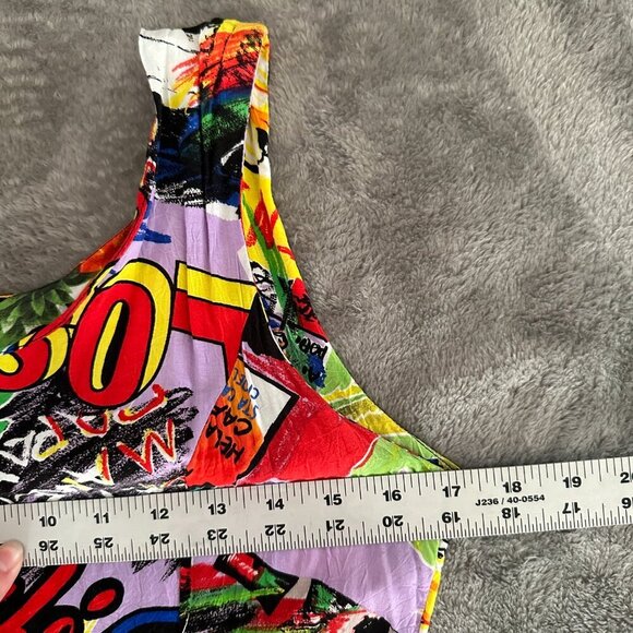 Vintage Jams World Sheath Dress Hawaiian Size 7 Sleeveless Tropical - Picture 7 of 8